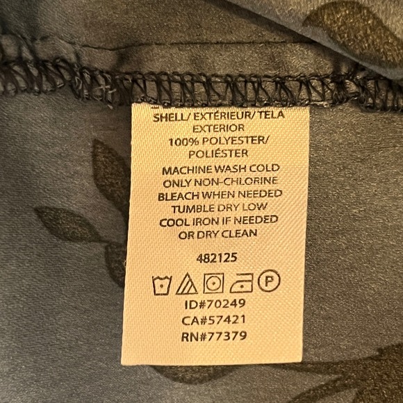 Ann Taylor Floral Blouse Long Sleeve Silky Button Down Shirt Womens XS Office - Picture 7 of 8